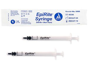 Exel International 10 to 12cc Syringes with Needle, Luer Lock Tip:First
