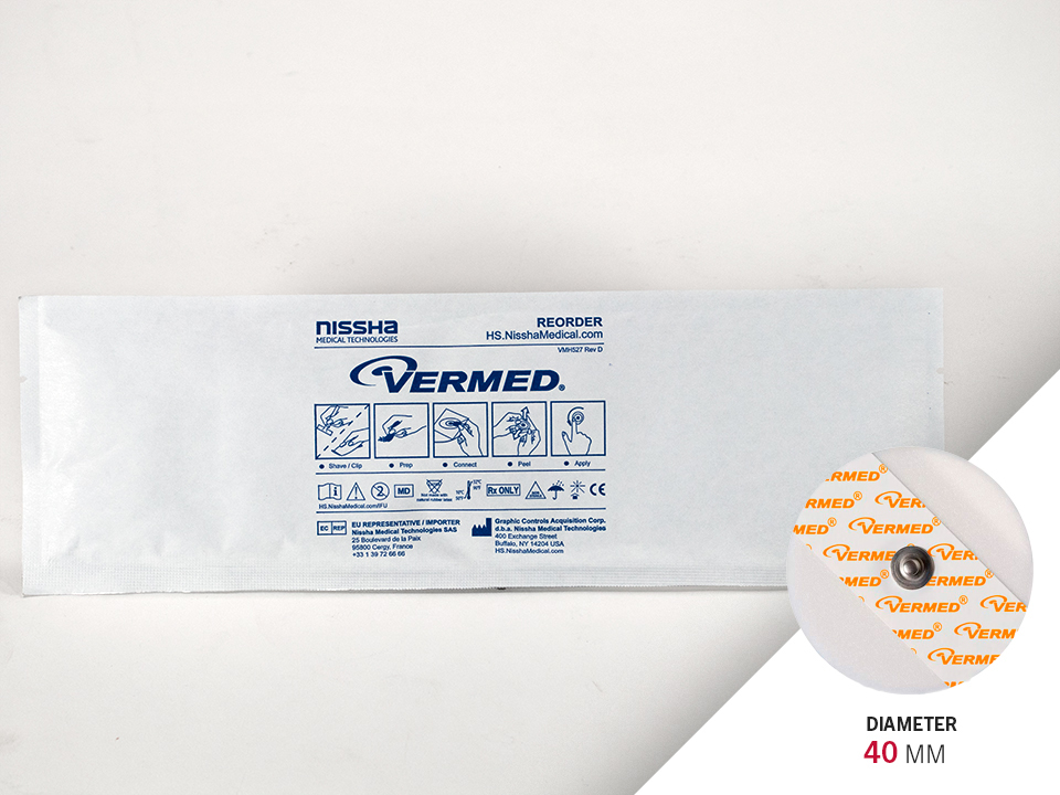 Vermed Versatrode EMS Wet Gel ECG Electrodes