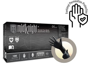 MICROFLEX MidKnight Nitrile Gloves
