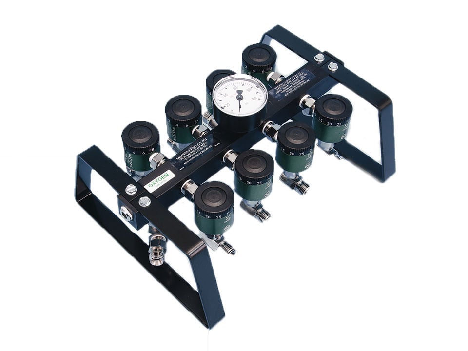 OCTI-FLO2 Portable Emergency Oxygen Manifold | Life-Assist