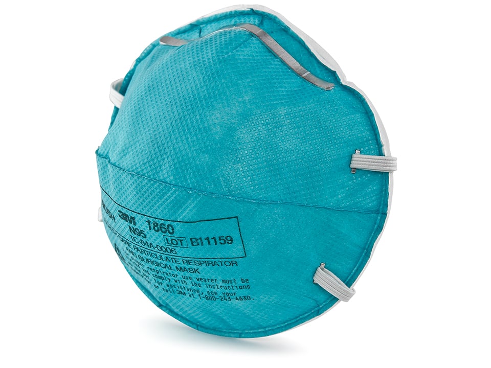 3M N95マスク 1860 20枚入り12ケース 3M 1860/1860S Respirator N95 Mask | Life-Assist