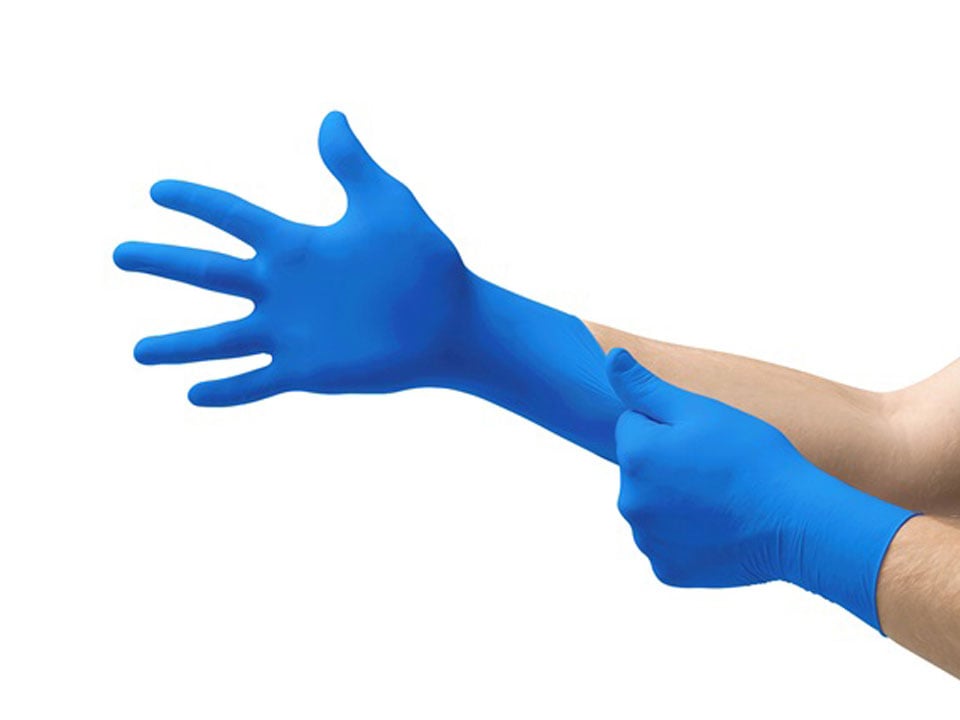 Micro-Touch Royal Blue Nitrile Gloves Life-Assist