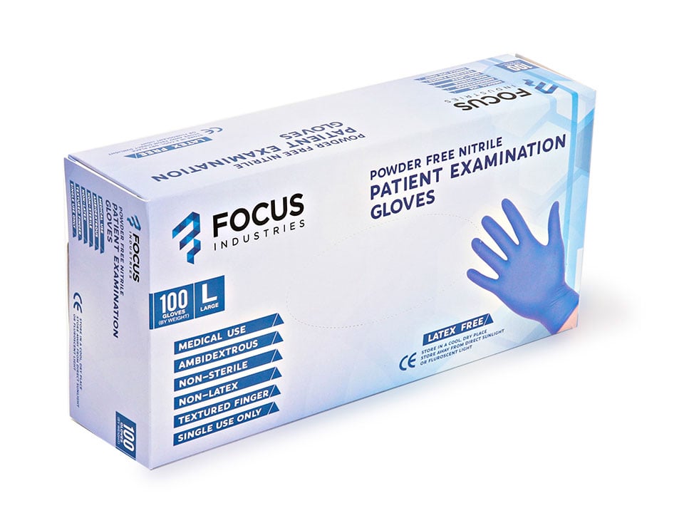 Focus Nitrile Exam Gloves Life-Assist